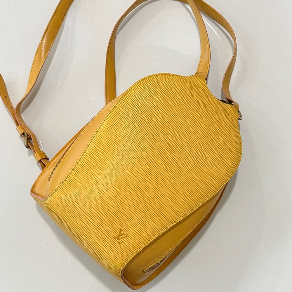 Authentic Vintage Louis Vuitton Yellow Crossbody Bag